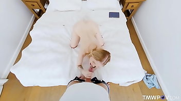 Stewardess Hardcore Blonde Blowjob POV 