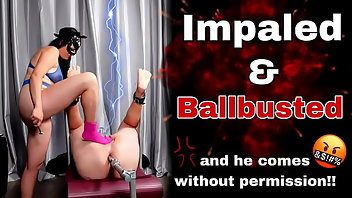 Ballbusting Cum Femdom 